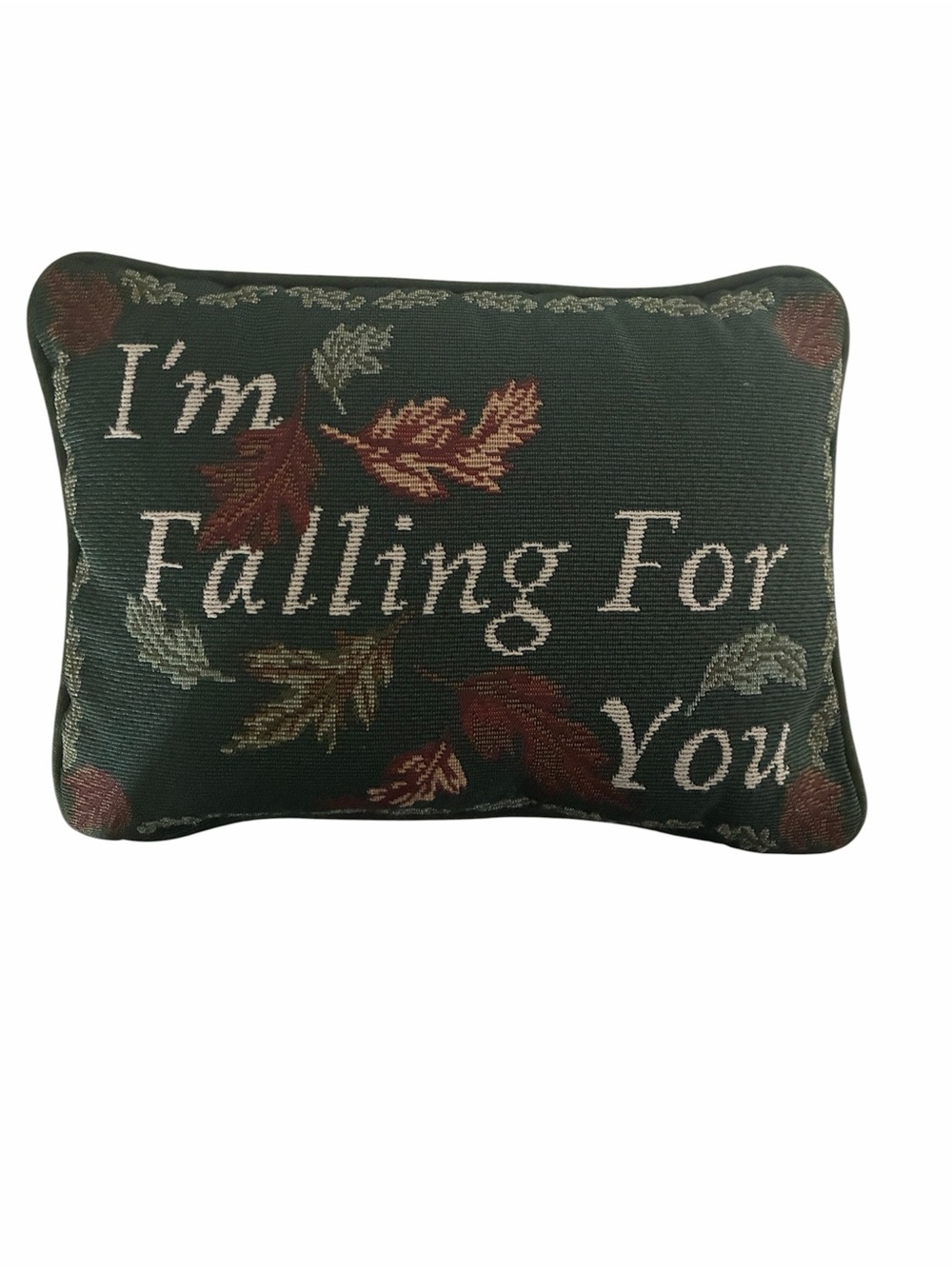 I'm Falling For You Fall Decorative Tapestry Pillow Autumn Colors